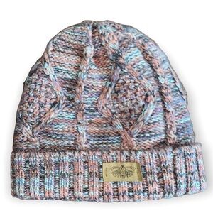 Angela & William Women's Sherpa Fleece Lined Cable Knit Beanie O/S